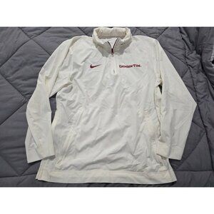 Men's Small Nike White Alabama Crimson Tide Sideline Coaches Lightweight Quarter